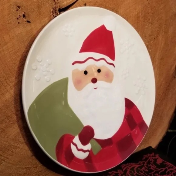 Holiday Santa Cookie Plate - Picture 8 of 11